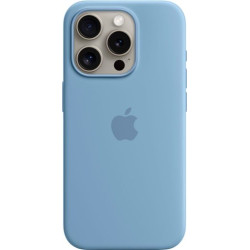 Apple iPhone 15 Pro Silicone Case with MagSafe - Winter Blue