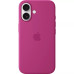 Apple iPhone 16 Silicone Case with MagSafe - Fuchsia