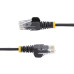 StarTech.com 1 m CAT6 Cable - Slim - Snagless RJ45 Connectors - Black