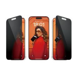 PanzerGlass ® Privacy Screen Protector iPhone 15 Pro | Ultra-Wide Fit w. EasyAligner Clear screen protector Apple 1 pc(s)