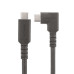 StarTech.com 6.6ft (2m) USB-C Cable, Right-Angled, USB 5Gbps, 100W (5A) Power Delivery, 4K 60Hz DP Alt Mode, Rugged USB C Cord - Thunderbolt Compatible
