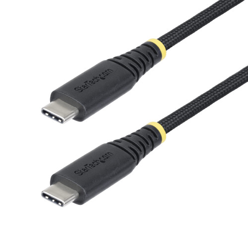 StarTech.com 3ft (1m) USB-C Charging Cable, Durable and Ultra-Flexible, 240W (5A) PD EPR, USB 2.0 Laptop Charger Cable, USB-IF Certified, Rugged USB-C Charging Cord