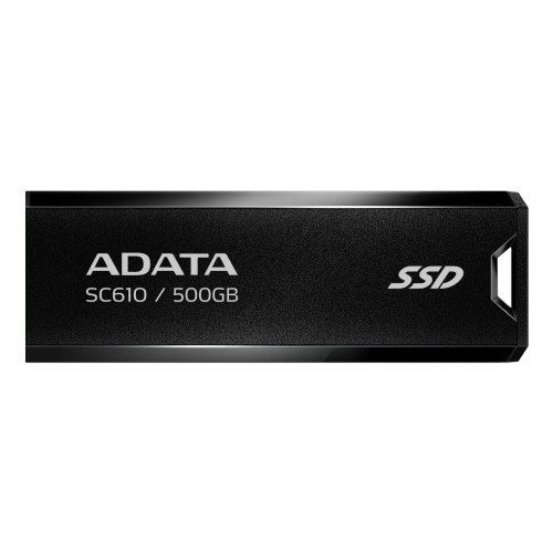 ADATA SC610 500 GB USB Type-A 3.2 Gen 2 (3.1 Gen 2) Black
