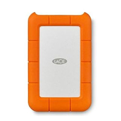 LaCie Rugged Mini, 5T,B USB 3.0 Portable 2.5 inch External Hard Drive for PC and Mac, Orange/Grey, with Rescue Services (STJJ5000400) (B07WW1RJ9R)