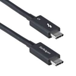 StarTech.com 3ft (1m) Thunderbolt 5 Cable, 80Gbps/Up to 120Gbps, 240W PD, 8K 60Hz, Certified Thunderbolt Cable - Compatible w/Thunderbolt 4/USB4/USB-C