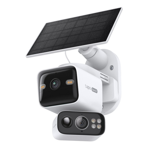 TP-Link Tapo Solar-Pow Dual-Lens Pan/Tilt Sec Cam Kit smart home security kit