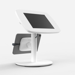 Bouncepad Original Counter Twin | Exposed Front Camera and Home Button | White | Samsung Galaxy Tab A9 and A11 8.7 Inch (2023 - 2025)