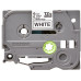 Brother TZe-211 label-making tape Black on white