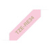 Brother TZE-RE34 label-making tape Gold on Pink