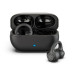 JLab Flex True Wireless Bluetooth Open-Ear Earbuds - Black: USB-C, Sweat-Resistant