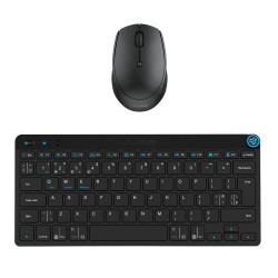 JLab Go Bundle – Bluetooth & Wireless Tastatur und Maus Set – Multi-Geräte Computer-Tastatur & Mäuse-Kombinationen – kompatibel mit Apple/Windows/Tablet/iPad/Laptop/Android/Mac Geräten, schlankes Design