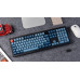 Keychron Teclado mecánico inalámbrico personalizado V6 Max QMK/VIA de tamaño completo (diseño ISO del Reino Unido) interruptores rojos Gateron Jupiter (Gateron Jupiter Banana)