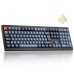 Keychron V6 Max - Tastiera meccanica senza fili personalizzata, con interruttore tattile Gateron Banana, programmabile QMK, connettività 2,4 GHz/Bluetooth (layout UK), compatibile con Mac, Windows e