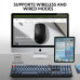 Keychron V6 Max - Tastiera meccanica senza fili personalizzata, con interruttore tattile Gateron Banana, programmabile QMK, connettività 2,4 GHz/Bluetooth (layout UK), compatibile con Mac, Windows e