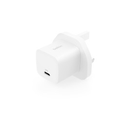 Belkin USB-C Plug 25W - USB-C Phone Charger PD 3.0 Fast Charging with PPS for Apple iPhone 17, iPhone Air, iPhone 16, Samsung Galaxy S25, Pixel 10, Nintendo Switch, & More - White