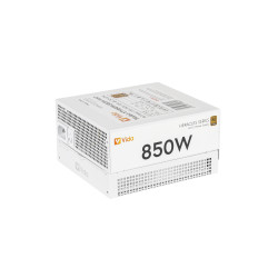 VIDA 850W Heracles White ATX 3.1 Gaming PSU, 80+ Bronze, 140mm Ultra-Quiet FDM Fan, Flat White Cables, PCIe 5.1, Power Lead Not Included power supply unit 24-pin ATX